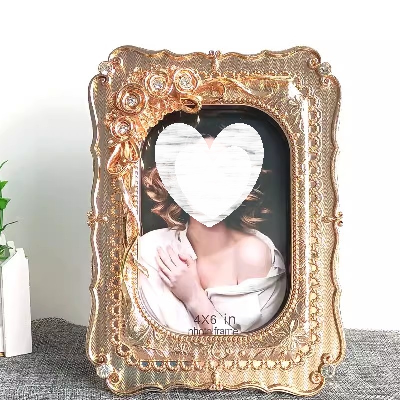 Luxury Lifestyle Picture - Europese stijl mode gouden fotolijst, 6-inch