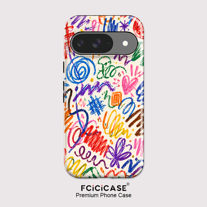 Google Pixel 9 - Fcicicase Art Painting Telefoonhoesje voor Google