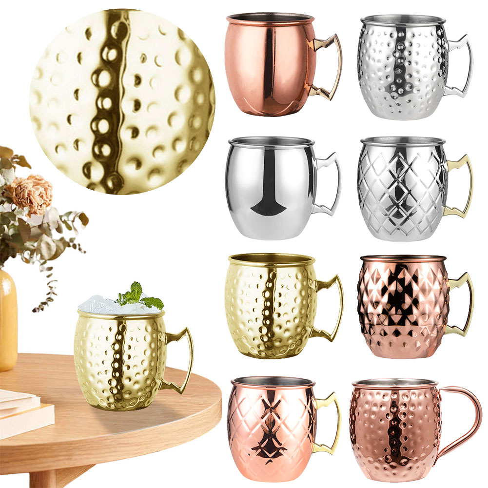 Copper Cocktail Mug - 500Ml Cocktail Wijn Cup Moskou Muilezel