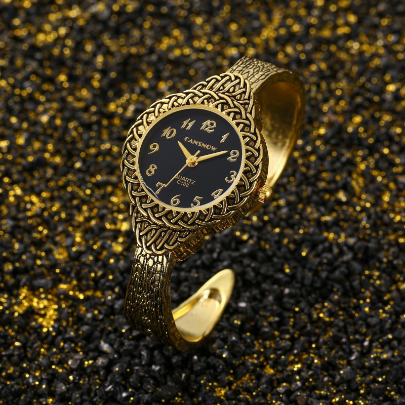 Luxury Lifestyle Brand - CANSNOW Merk Luxe Mode Gouden Dames