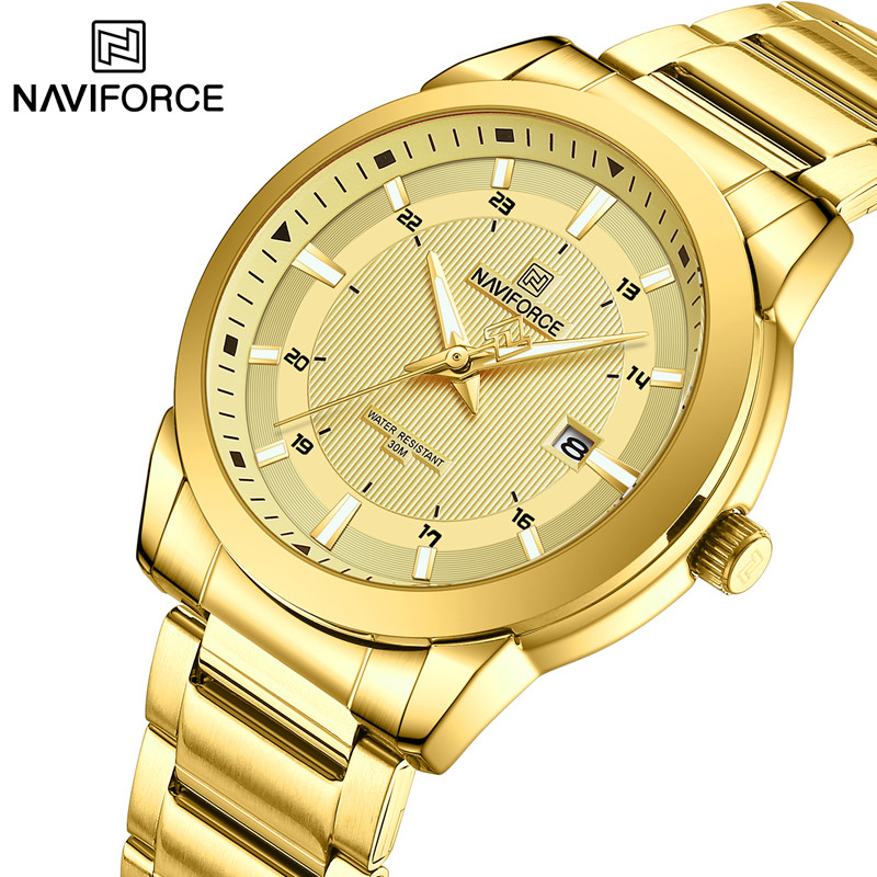 Luxury Lifestyle Brand - 2024 Topmerk NAVIFORCE Herenhorloges Roestvrij stalen