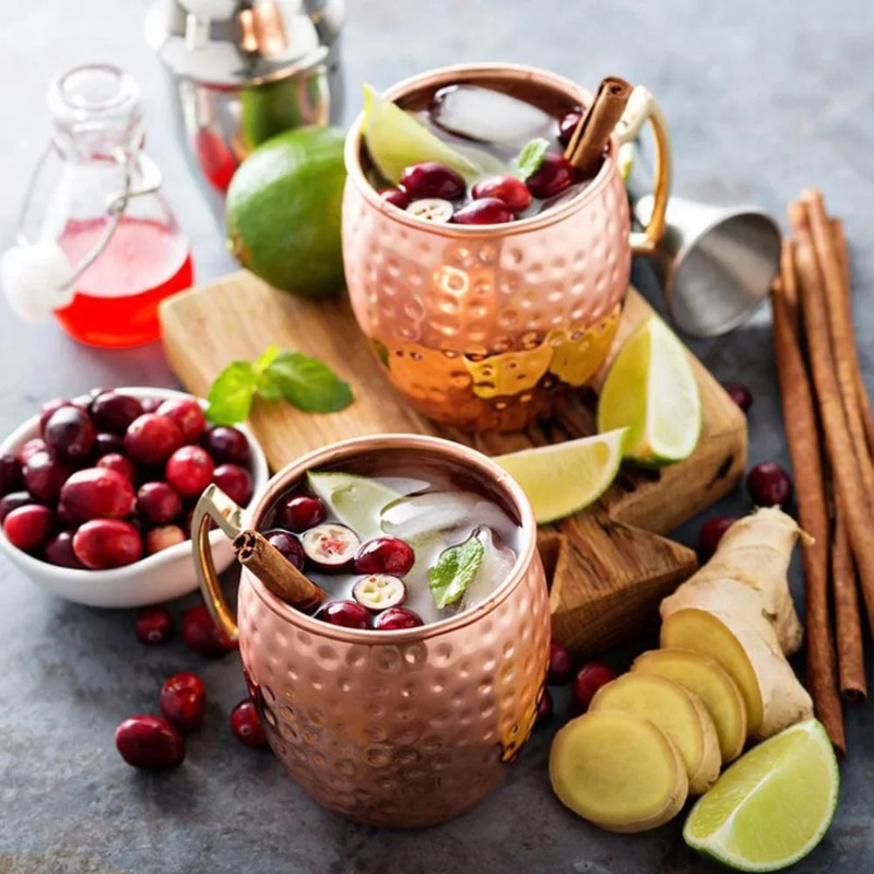 1-6PCS Cocktail Wijnbeker Mosk - Copper Cocktail Mug recensie en prijs