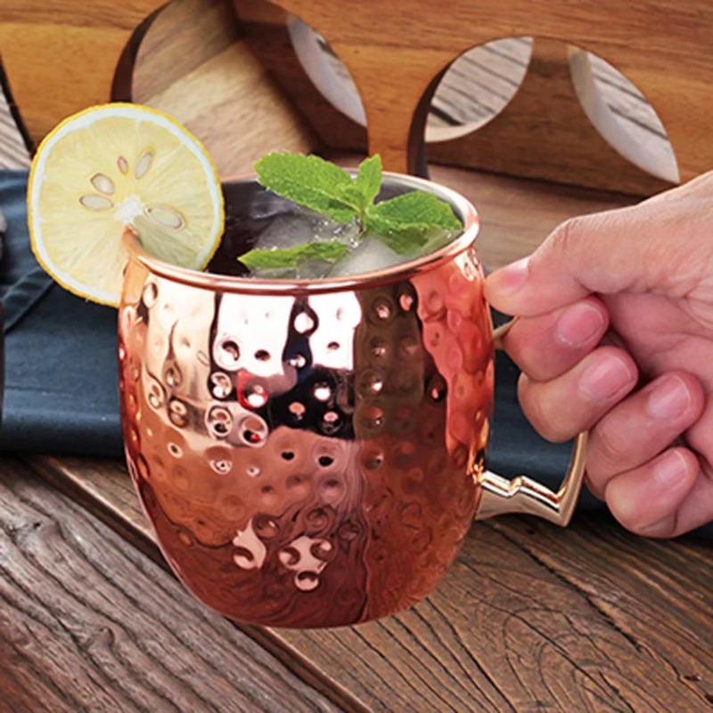 1-6PCS Cocktail Wijnbeker Mosk - Copper Cocktail Mug recensie en prijs