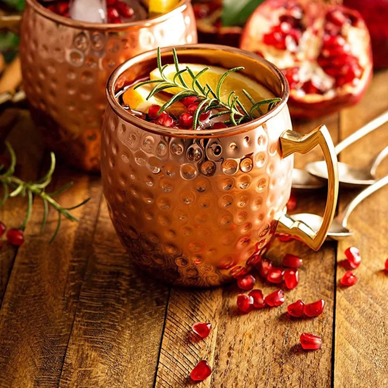 1-6PCS Cocktail Wijnbeker Mosk - Copper Cocktail Mug recensie en prijs