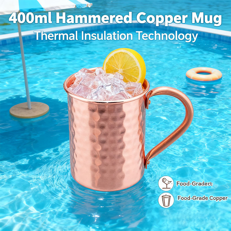Nieuwe 100% koperen bekers, pu - Copper Cocktail Mug recensie en prijs