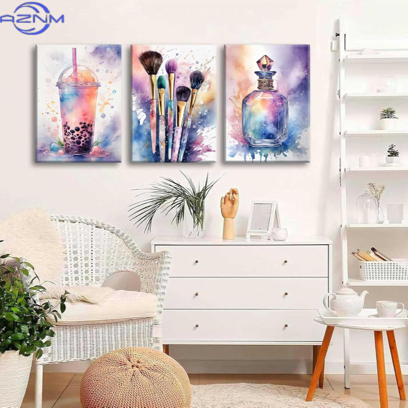 3 stuks luxe aquarel zoete ele - Luxury Lifestyle Picture recensie en prijs