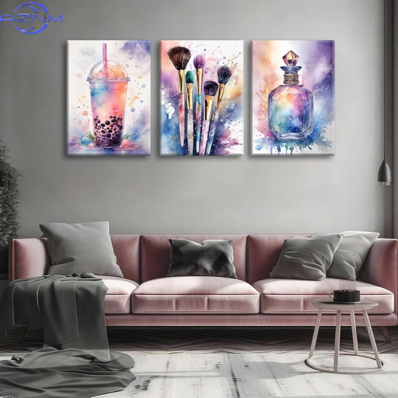 3 stuks luxe aquarel zoete ele - Luxury Lifestyle Picture recensie en prijs
