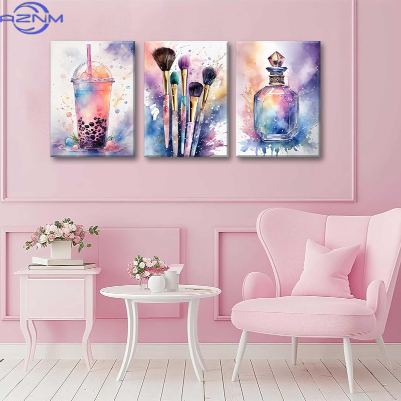 3 stuks luxe aquarel zoete ele - Luxury Lifestyle Picture recensie en prijs
